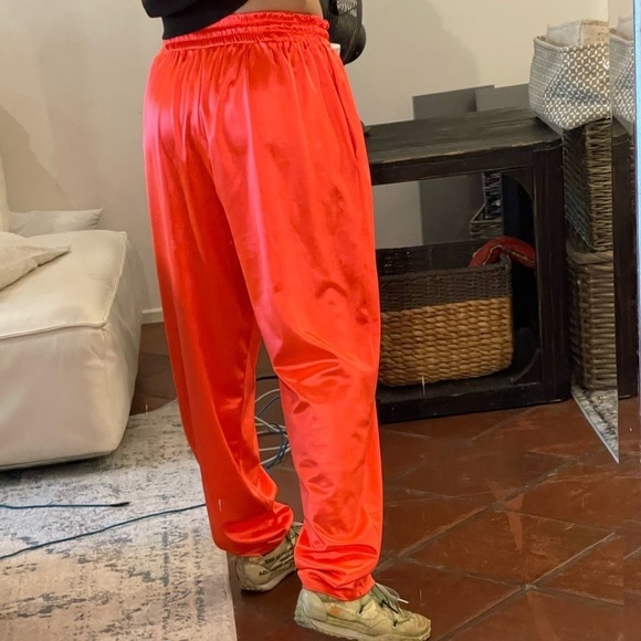 Laina Rauma Small drawstring Club Bed neon orange pants - Picture 6 of 7